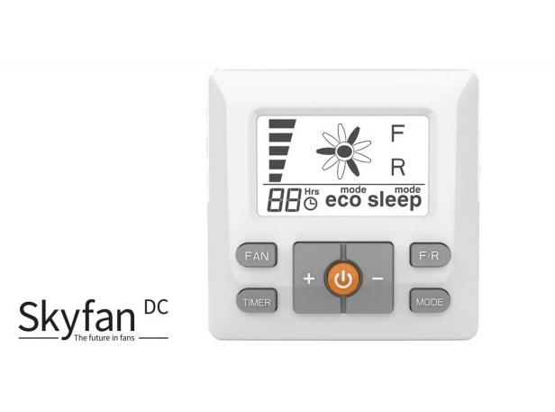 Skyfan DC LCD Wall Control - Use with No Light Models Only